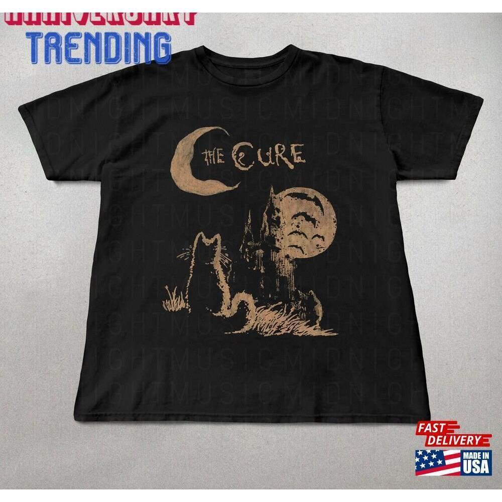The Cure Cat Tee 90S Alt Indie Rock Unisex Shirt